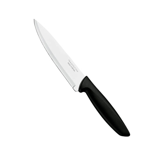 Tramontina Plenus Chef Knife | 17 cm Heat-Treated Stainless Steel Blade | Multipurpose Kitchen Knife | Ergonomic Non-Slip Handle | Dishwasher Safe |