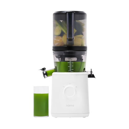 Nama J2 Cold Press Juicer | Self-feeding hopper | 200W | White |Easy Cleanup & Assembly |