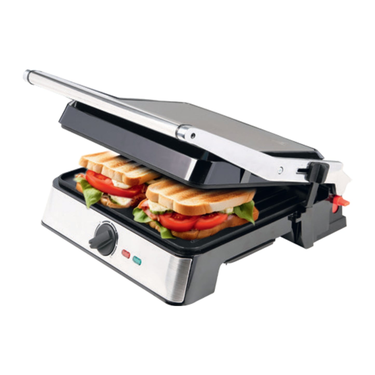Buy Pigeon Jumbo Sandwich Griller | Black | Large Grill Plates | 2200W |