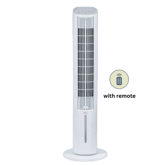 Pigeon Cooling Portable Tower Fan with Remote | High Performance | 3 Speed | Quiet Operation |