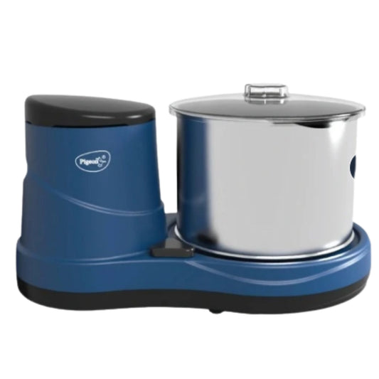 Pigeon Nutrova Wet Grinder | 2 Litre | Blue | Low Noise Operation | Stainless Steel Drum |