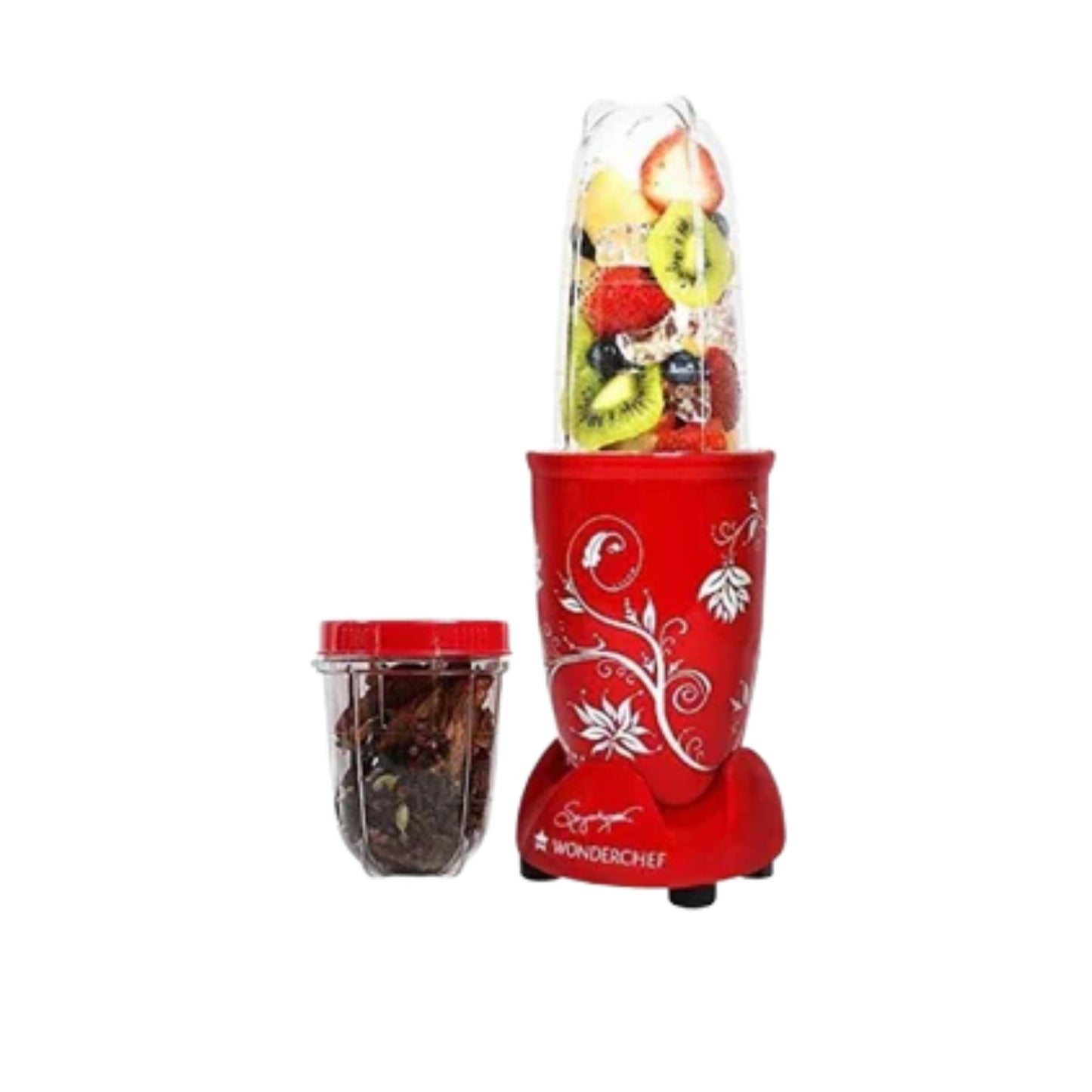 WONDERCHEF NUTRI-BLEND 400 WATTS JUICER MIXER GRINDER | RED |