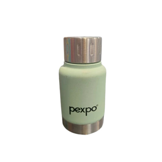 Pexpo Cameo Water Bottle | 160 ml | Green | Hot & Cold Stainless Steel |