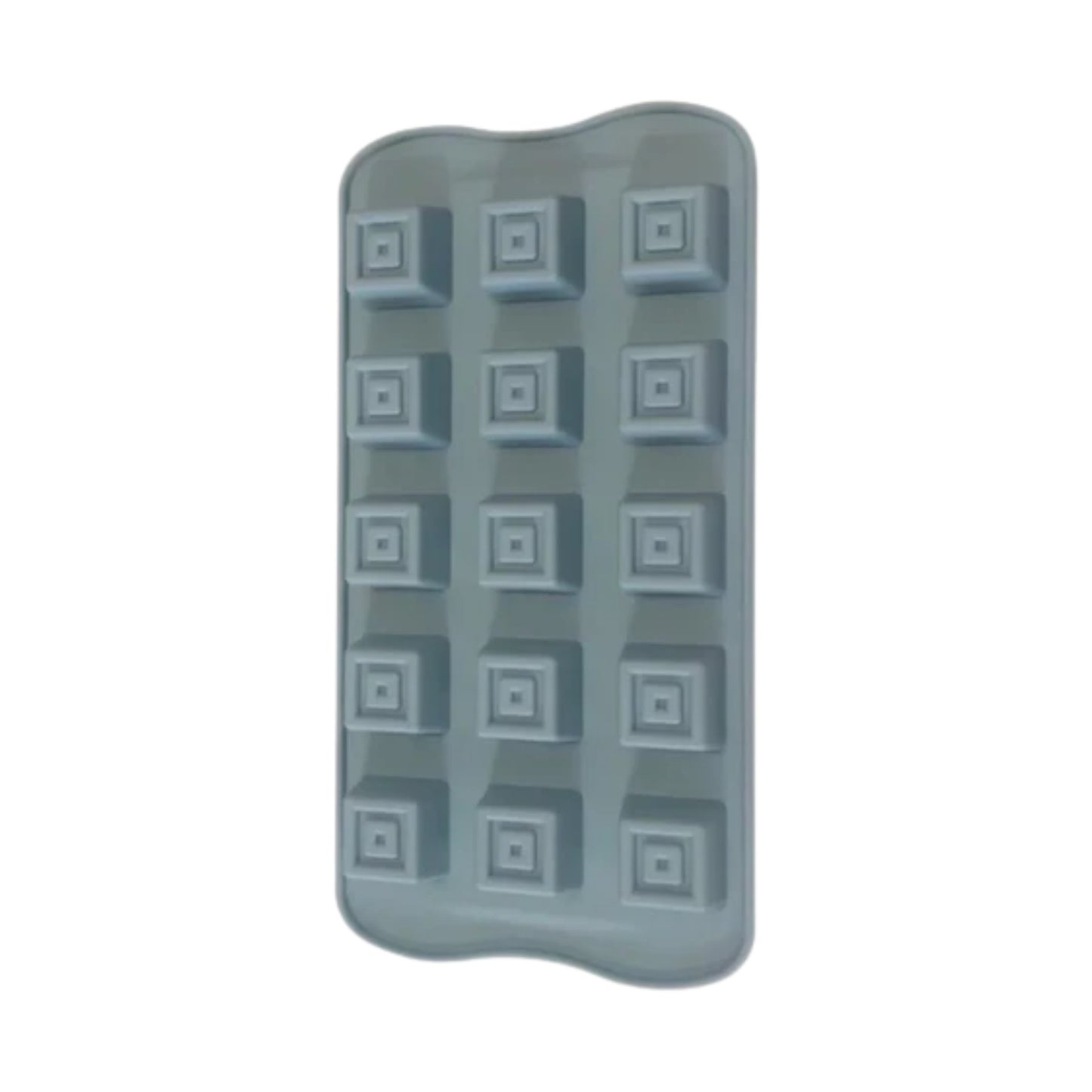 Rena Silicone Square Chocolate Mould/ Ice-tray | 15 Holes |