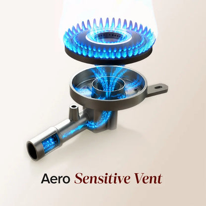 Beyond Appliances Auto Ignition Gas Saver Stove | 5 Star Energy Rated | LPG & PNG Compatible with 10-Year Warranty |