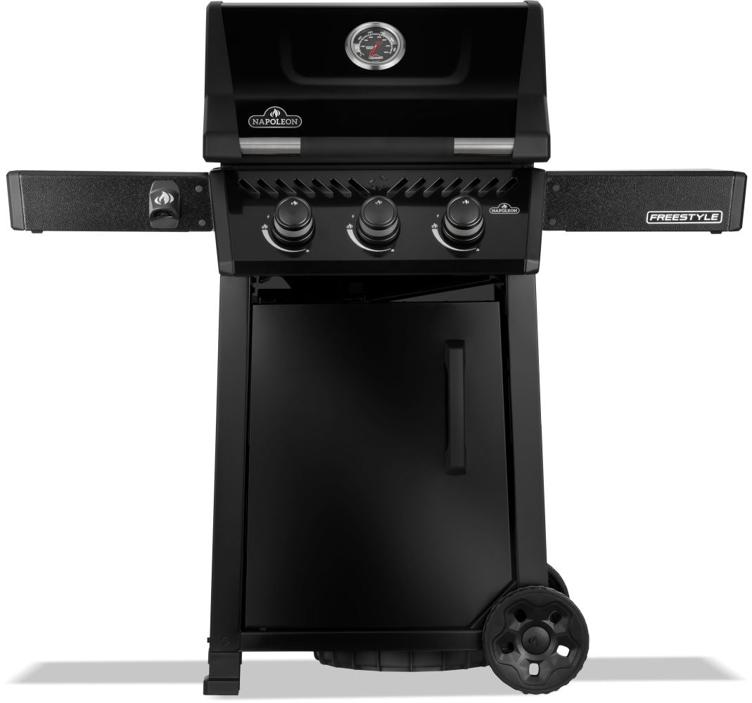 Napoleon Freestyle 365 | LPG Gas | BBQ Grill | 3 Burner | Outdoor Barbecue | Black |
