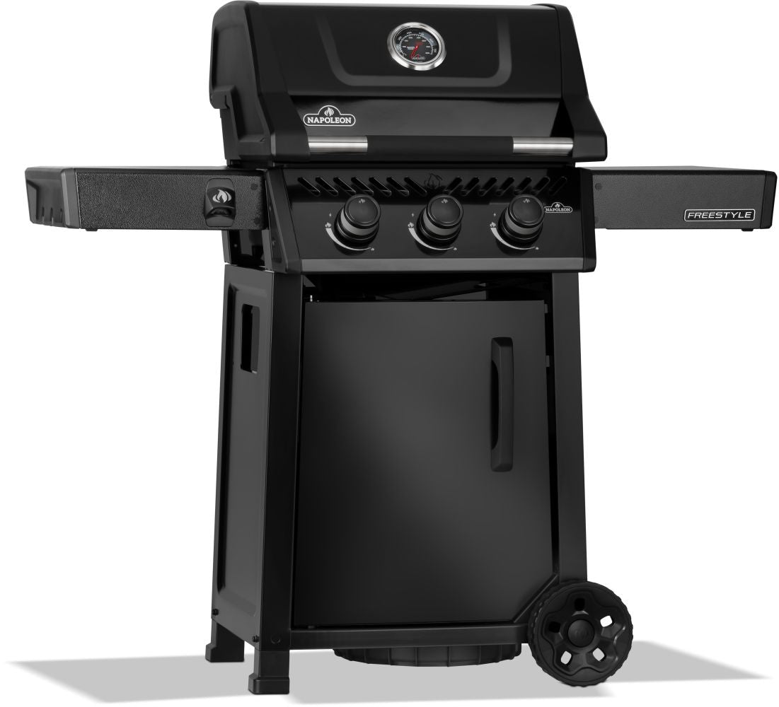 Napoleon Freestyle 365 | LPG Gas | BBQ Grill | 3 Burner | Outdoor Barbecue | Black |