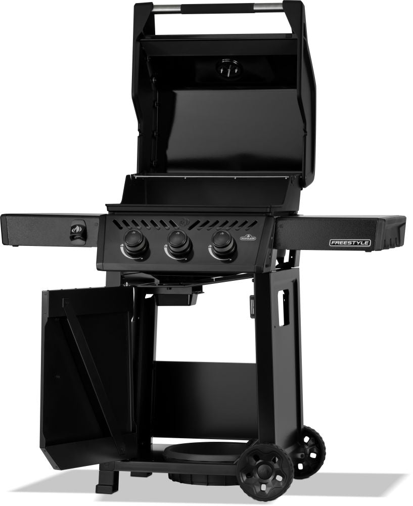 Napoleon Freestyle 365 | LPG Gas | BBQ Grill | 3 Burner | Outdoor Barbecue | Black |