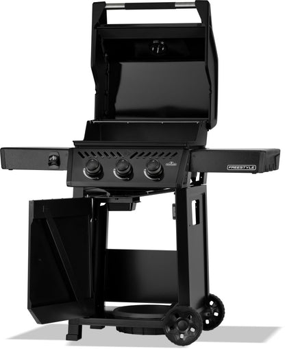 Napoleon Freestyle 365 | LPG Gas | BBQ Grill | 3 Burner | Outdoor Barbecue | Black |