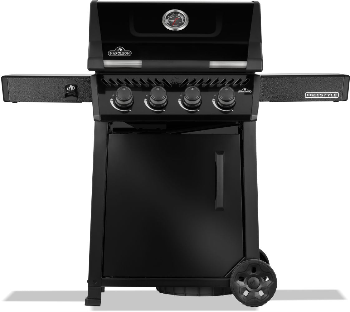 Napoleon Freestyle 465 | LPG Gas | BBQ Grill | 4 Burner | Outdoor Barbecue | Black |