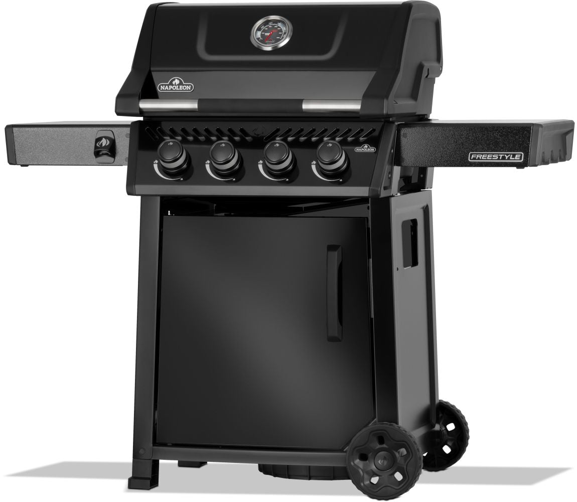 Napoleon Freestyle 465 | LPG Gas | BBQ Grill | 4 Burner | Outdoor Barbecue | Black |