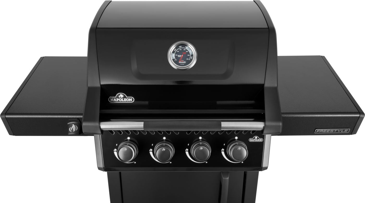 Napoleon Freestyle 465 | LPG Gas | BBQ Grill | 4 Burner | Outdoor Barbecue | Black |