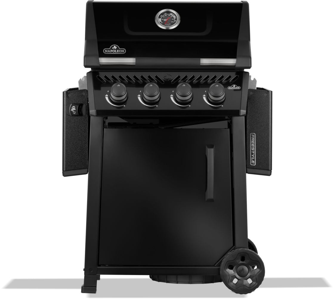 Napoleon Freestyle 465 | LPG Gas | BBQ Grill | 4 Burner | Outdoor Barbecue | Black |