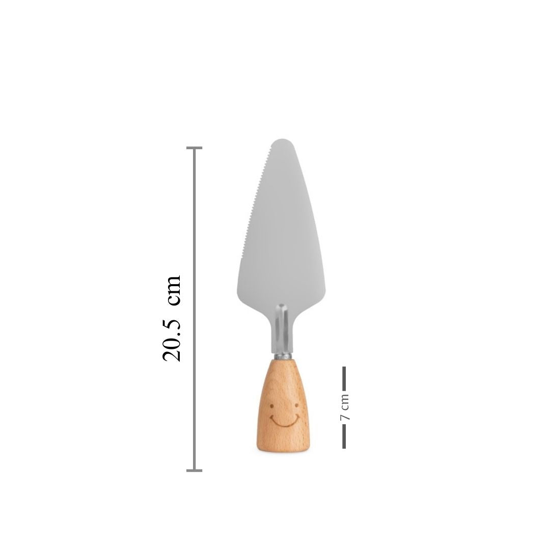 Cake Spatula/Pizza Server | Wooden Handle |