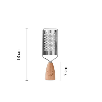 Multi-purpose grater with small round holes, versatile kitchen tool, fine grater for cheese and vegetables, ergonomic grating tool, cooking essentials, easy-to-clean grater, finely shredded ingredients, kitchen accessories.