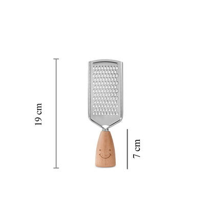 
Multi-purpose grater with small round holes, versatile kitchen tool, fine grater for cheese and vegetables, ergonomic grating tool, cooking essentials, easy-to-clean grater, finely shredded ingredients, kitchen accessories.