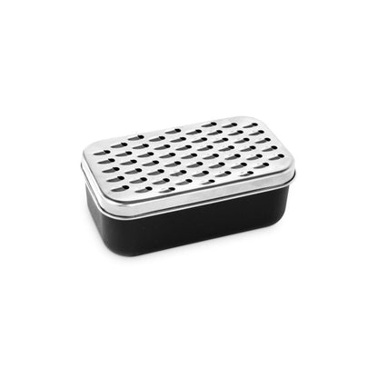 2 in 1 Grater Stainless Steel Rectangle Storage Box with Lid