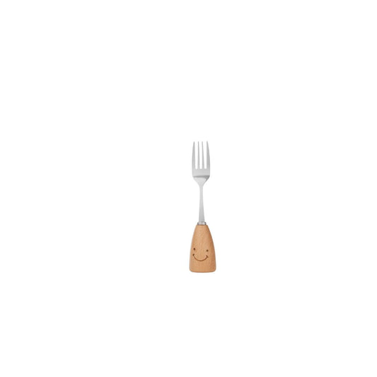 Smiley Fork | Wooden Handle |