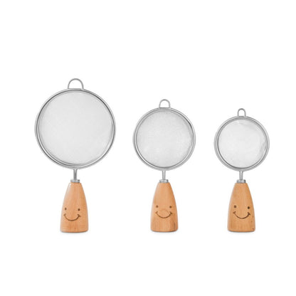 Stainless Steel Tea Strainer | Wooden Handle |