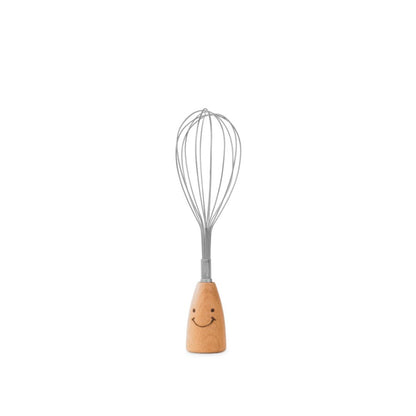 Smiley Whisker with Wooden Handle | Baking tool |