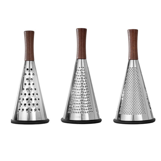 Stainless Steel 3 Sided Cone Grater | Fine Grating |