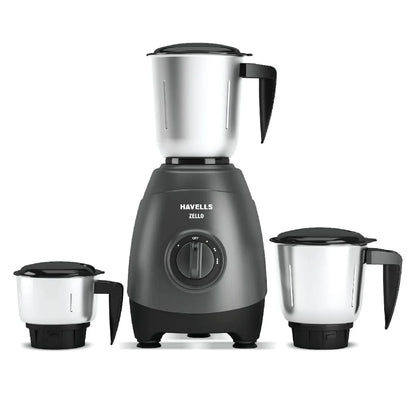 Havells Zello | Mixer Grinder | 3 Jar | 750 W |