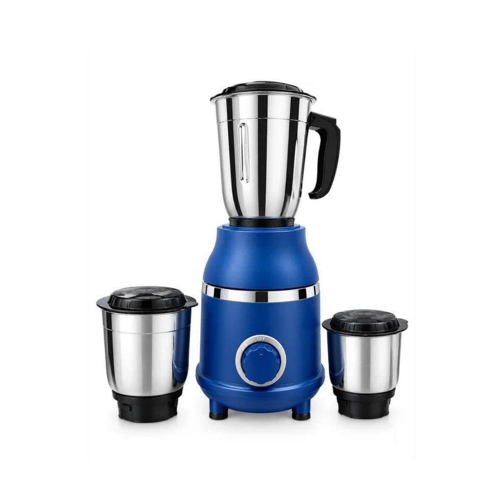Pigeon Smarty Mixer Grinder | 550 Watts | 3 Jars | 2 Years Warranty | Blue |