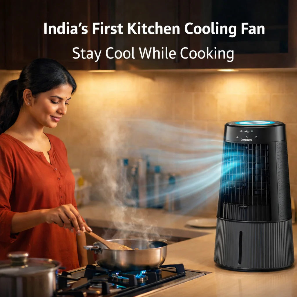 Symphony Duet- i | Personal Tower Cooling Fan | Grey |