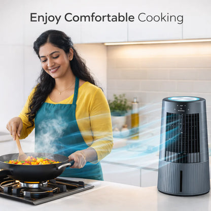 Symphony Duet- i | Personal Tower Cooling Fan | Grey |
