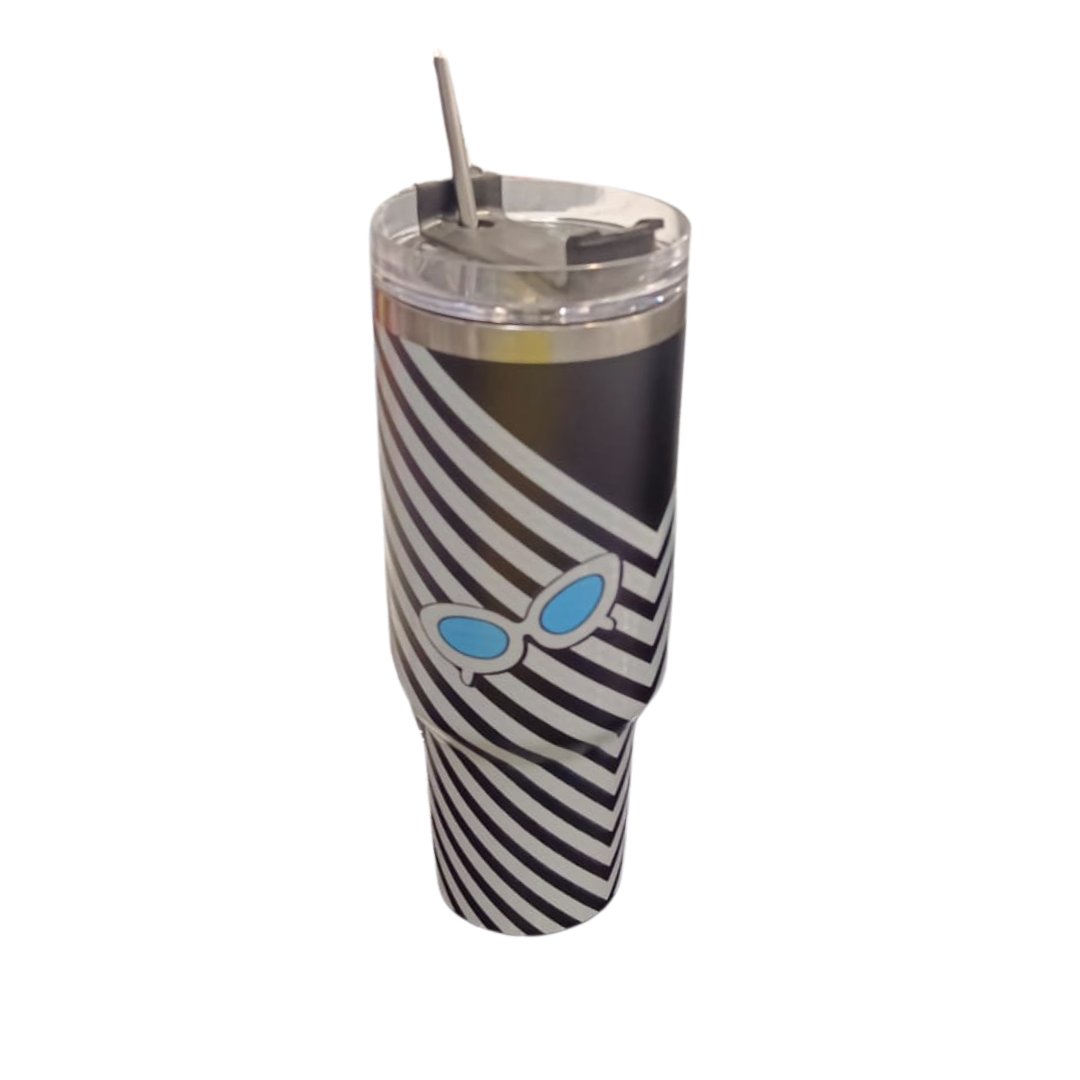 MI Stanley Stainless Steel Designer Mug | 1200 ml with Handle | Printed Mug