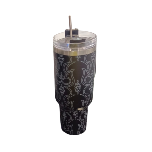 MI Stanley Stainless Steel Designer Mug | 1200 ml with Handle | Printed Mug