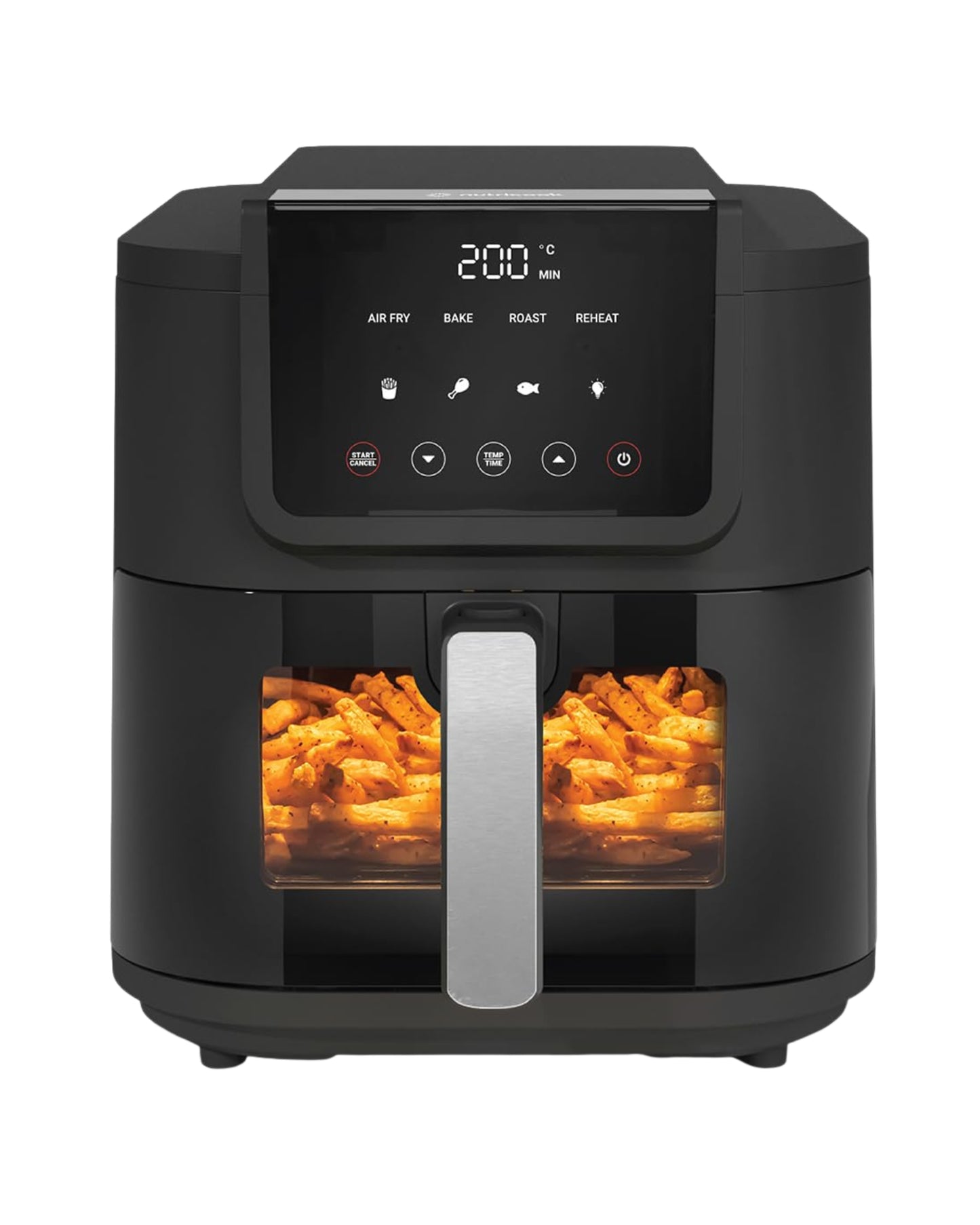 Nutricook Air Fryer Slim XL | 7.5 Litre | Light & Large Basket | 1700W | Toxin-Free Ceramic Coating