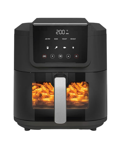 Nutricook Air Fryer Slim XL | 7.5 Litre | Light & Large Basket | 1700W | Toxin-Free Ceramic Coating