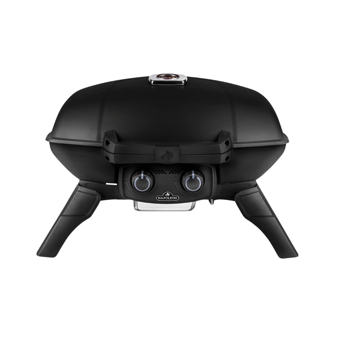 Napoleon Travel Q | Portable | Gas Grill | 2-Burner LPG BBQ Cast Iron |