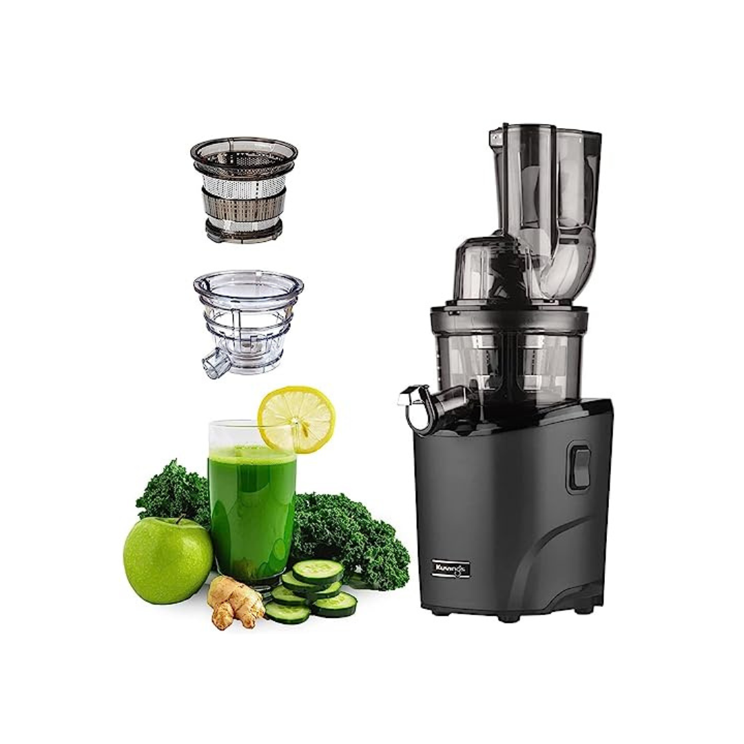 Kuvings REVO830 Professional Cold Press Slow Juicer | Matt Black + Smoothie & Sorbet