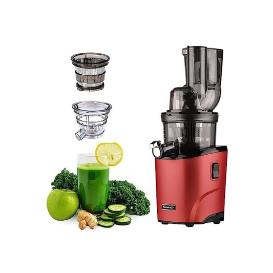 Kuvings REVO830 Professional Cold Press Whole Slow Juicer | Red + Smoothie & Sorbet