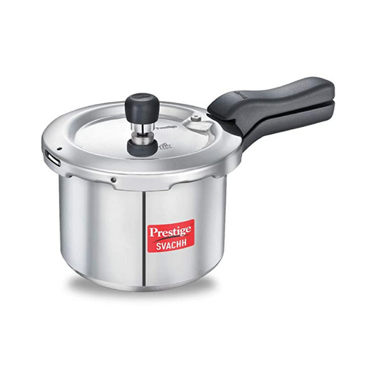 Prestige Svachh Aluminium Outer Lid Pressure Cooker 3 L (Silver)