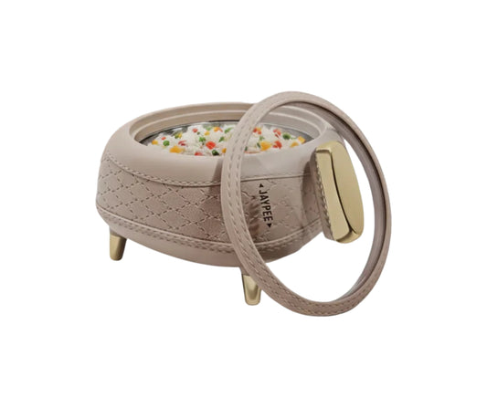 Jaypee Kingston Klass Inner Stainless Steel  Casserole | 1500ml | Brown | Unique Design |