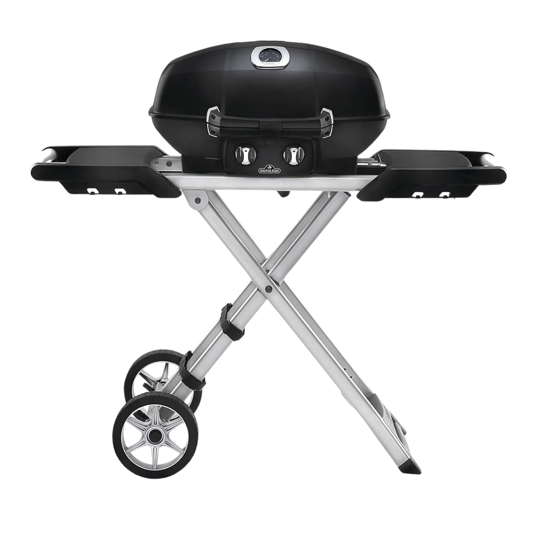 Napoleon TravelQ | PRO285X | Portable | Gas Grill | Foldable Scissor Cart | Black | 2 Burners |