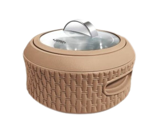 Jaypee Baskerole Klass PU Insulated SS Inner Casserole | 2000ml | Terracotta |