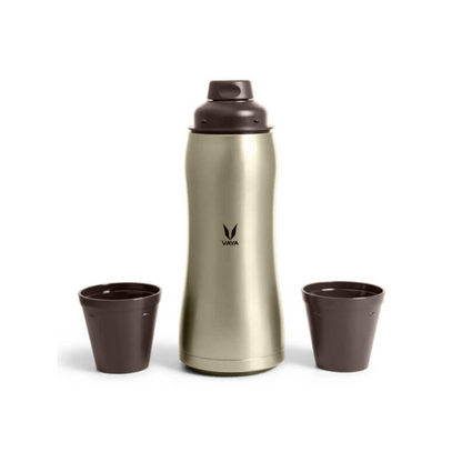 Vaya bottle with gulper lid with 2 cups