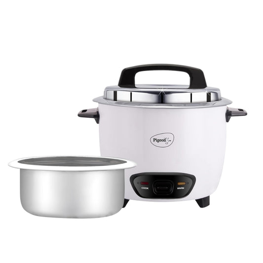 Pigeon Joy Unlimited Rice Cooker | 1.8 Litre | Single Pot | Cool Touch Handle | Suitable for 4-5 Persons |