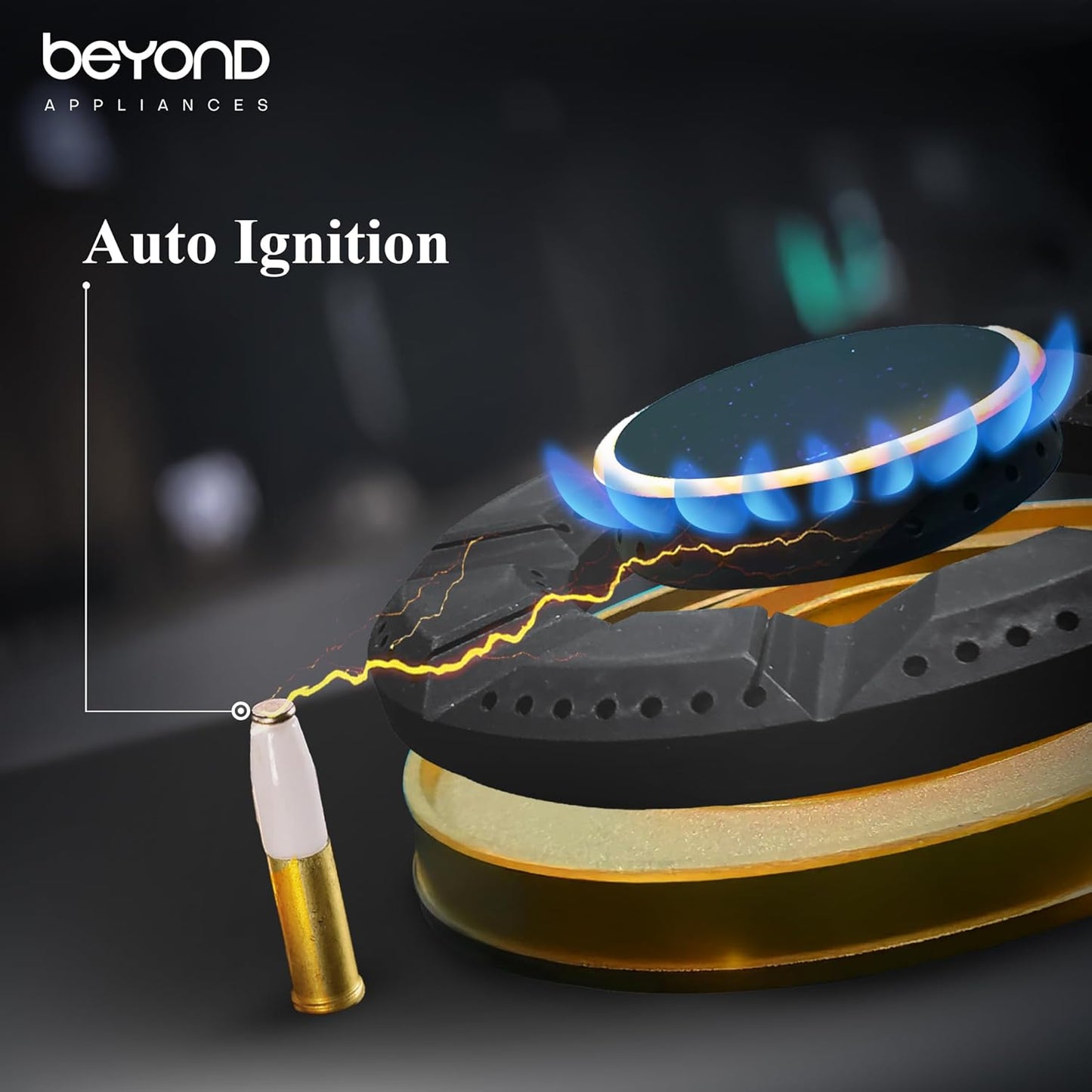 Beyond Appliances Smart Timer Premium Dorado Hobtop - 4 Burner