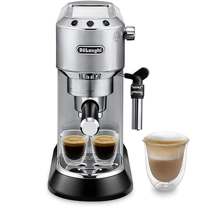 Delongi Dedica Metal Coffee Machince | Automatic Coffee Maker | Stainless Steel Body