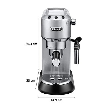 Delongi Dedica Metal Coffee Machince | Automatic Coffee Maker | Stainless Steel Body