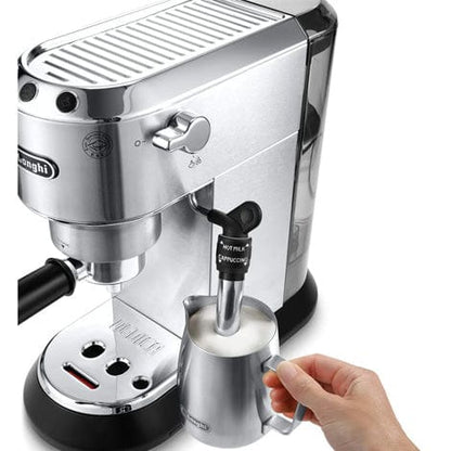 Delongi Dedica Metal Coffee Machince | Automatic Coffee Maker | Stainless Steel Body