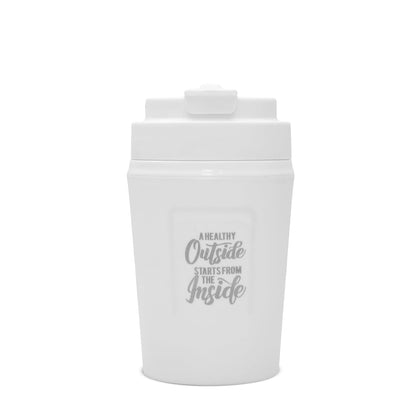 Jaypee Snap Sip Steel Insulated Coffee Mug | 350 ml | Spill Proof | Suitable for Any Beverage |