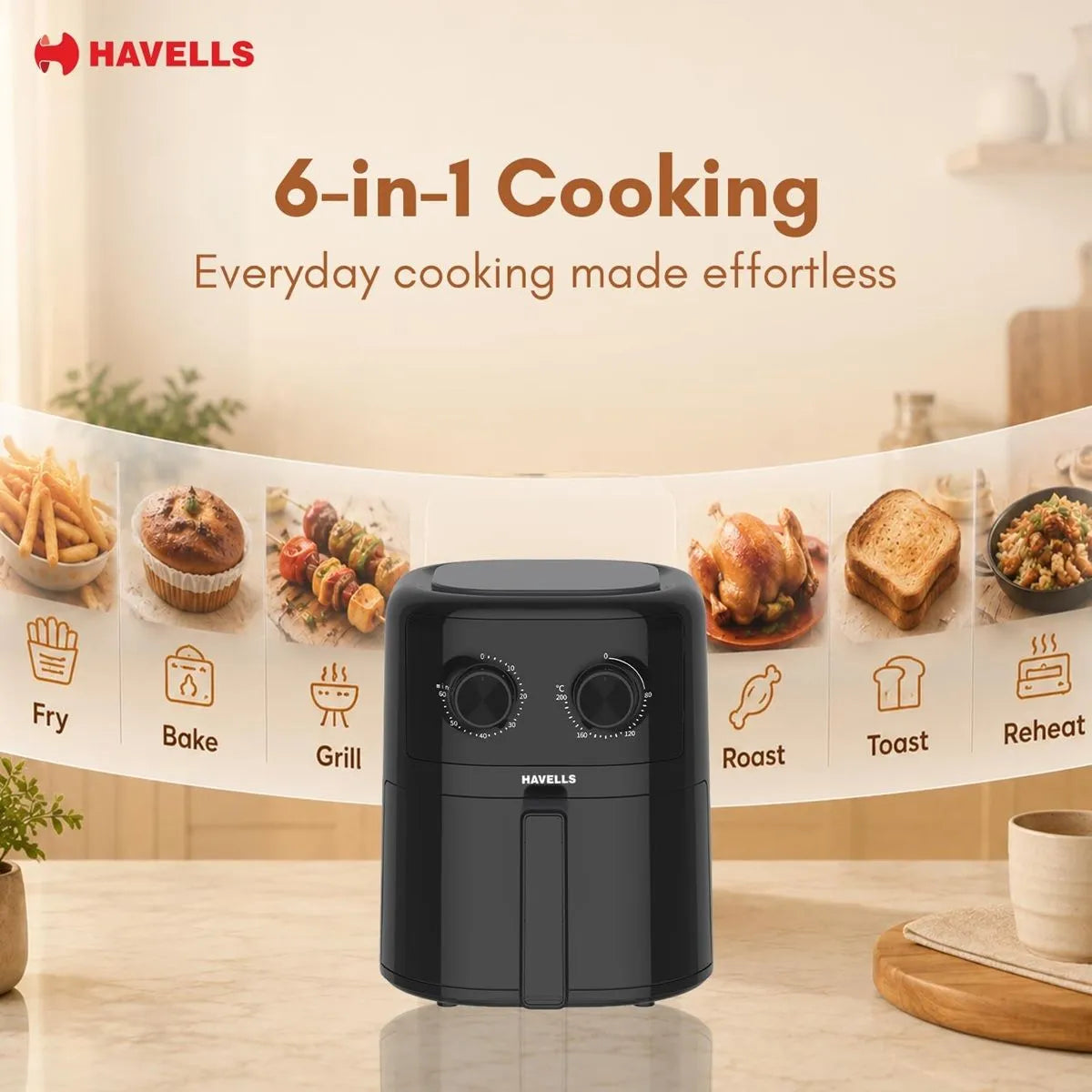 PROLIFE AERO 4.2L Airfryer | 1350W | Overheat Protection |