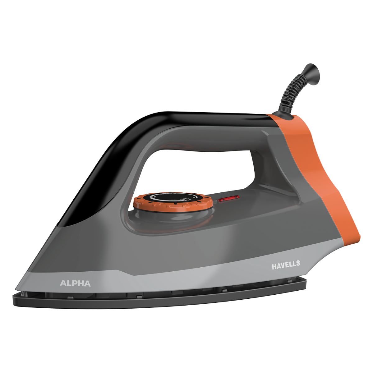 Alpha Black Dry Iron | 1250 W | Black |