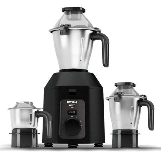 Havells Hexo Plus | Mixer Grinder | 1100W | 3 Jar |